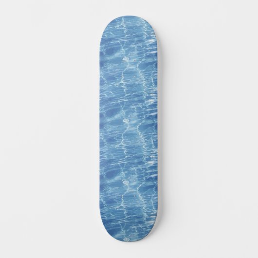Blue Water Waves Skateboard (Voorkant)