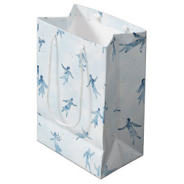Blue Watercolor Abstract Silhouettes Medium Cadeauzakje