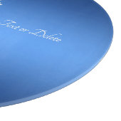 Blue Watercolor Flowers Cutting Board Snijplank (Hoek)