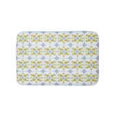 Blue Watercolor French Country Lemon Badmat (Voorkant)