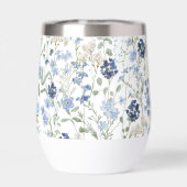 Blue Watercolor Wildflower (Achterkant)