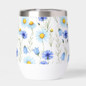 Blue Watercolor Wildflower (Achterkant)