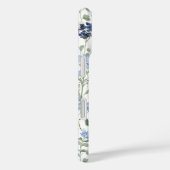 Blue Watercolor Wildflower Case-Mate iPhone Case (Achterkant / Rechts)