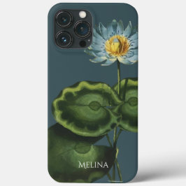 Blue Waterlily Unique Hoesje-Mate iPhone Case Case