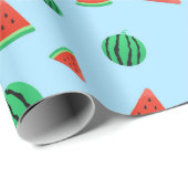 Blue Watermelon Wrapping Paper Cadeaupapier (Rol Hoek)