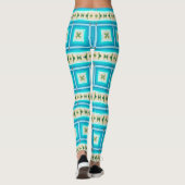 Blue Waters Beach Design Leggings (Achterkant)