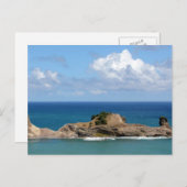 Blue Waters off Laborie, Saint Lucia Briefkaart (Voorkant / Achterkant)