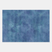 Blue Waterverf Abstraction Inpakpapier Vel (Voorkant 2)