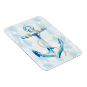 Blue Waterverf Anchor Magneet (Rechterzijde)