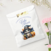 Blue Waterverf Dragon Halloween Baby shower Bedankzakje (Gezegeld)