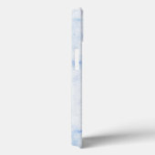Blue Waterverf Elegant Case-Mate iPhone Case (Achterkant / Rechts)