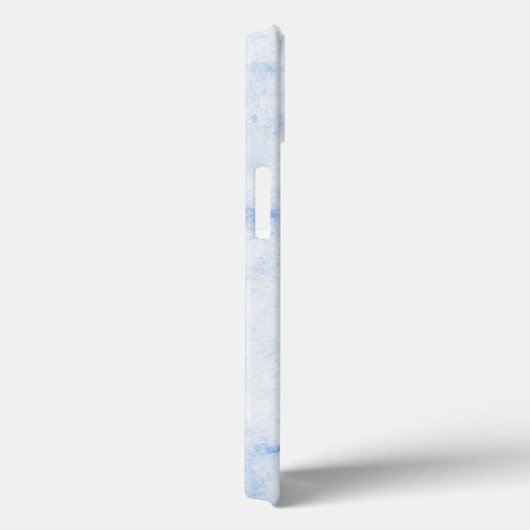 Blue Waterverf Elegant Case-Mate iPhone Case (Achterkant / Rechts)