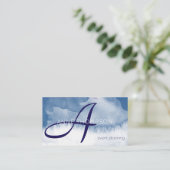 Blue Waterverf Events Aangepast beroep Visitekaartje (Staand voorkant)