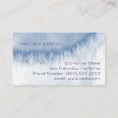 Blue Waterverf Events Aangepast beroep Visitekaartje (Achterkant)