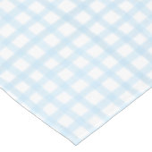 Blue Waterverf Gingham Baby shower tafelkleed (Gekanteld)