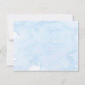 Blue Waterverf Gown "Will you be my bridesmaid" Kaart (Achterkant)