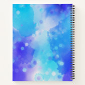 Blue Waterverf Gratitude Journal Notitieboek (Achterkant)