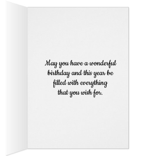 Blue Waterverf Heart 42e verjaardag Kaart (Binnen (Rechts))