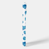 Blue Waterverf Heart iPhone Case (Achterkant / Rechts)