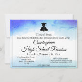 Blue Waterverf High School Class Reunion, aangepas Kaart (Voorkant)