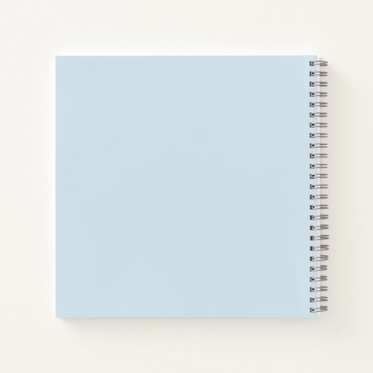 Blue Waterverf hydrangea Wedding Guest Book Notitieboek (Achterkant)