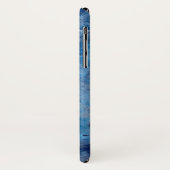 Blue Waterverf iPhone case (Achterkant/links)