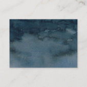 Blue Waterverf Snowflake bruiloft receptie Kaarten (Achterkant)