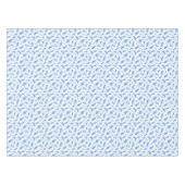 Blue Waterverf Spots Tablecloth 52' x 70' Tafelkleed (Voorkant (Horizontaal))