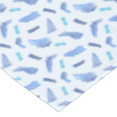 Blue Waterverf Spots Tablecloth 52' x 70' Tafelkleed (Gekanteld)