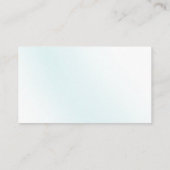 Blue Waterverf Wave Wedding Plaatskaartje (Achterkant)