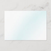 Blue Waterverf Wave Wedding Registry Informatiekaartje (Achterkant)