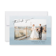 Blue Waterverf Wedding