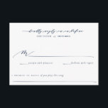 Blue Waterverf Wedding Invitation Suite Kaart<br><div class="desc">Voeg uw namen en trouwdetails in de smaakzame mengeling van doopvonten van dit ontwerp toe. Deze glamoureuze trouwsuite is zeker een show-stopper.</div>