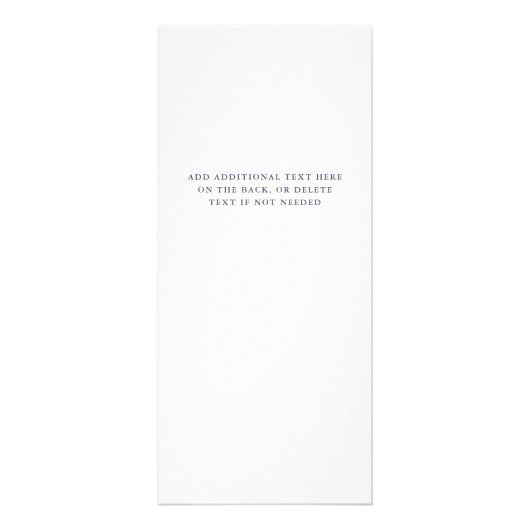 Blue Waterverf Wereldkaart prijslijst Service Menu (Achterkant)