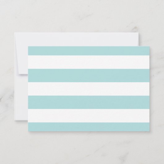 Blue Waterverf x Gold Spletters Bat Mitzvah RSVP (Achterkant)