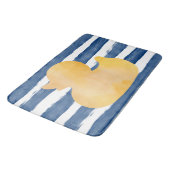 Blue Waterverf Yellow Duck Badmat (Gekanteld)