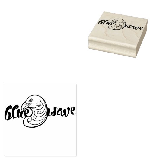 Blue Wave 2020 Verenigde Staten Rubberstempel (Gestempeld)