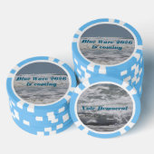 Blue Wave 2026 poker chips (Opstapeling)