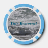 Blue Wave 2026 pokerfiches Poker Chips (Achterkant)