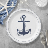 Blue Wave Anchor Navy/Wht ID836 Papieren Bordje