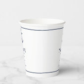 Blue Wave Anchor Wedding Bedankt V2 ID836 Papieren Bekers (Rechts)