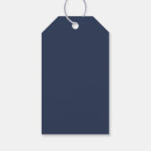Blue Wave Anchor Wedding Bedankt Wave ID836 Cadeaulabel (Achterkant)