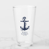 Blue Wave Anchor Wedding ID836 Glas (Voorkant)