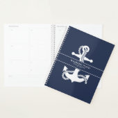 Blue Wave Anchor Wedding V2 WHT/Navy ID836 Planner (Display)