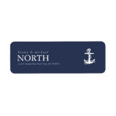 Blue Wave Anchor Wedding Wht/Navy ID836 Etiket (Voorkant)