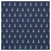 Blue Wave Anchor Wht/Navy ID836 Stof (Swatch)
