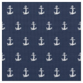 Blue Wave Anchor Wht/Navy ID836 Stof (Close Up)