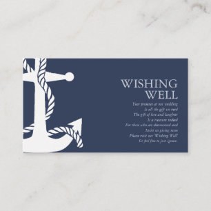 Blue Wave Anchor Wishing Well V2 ID836 Informatiekaartje