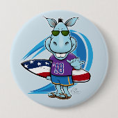 Blue Wave BIG BLUE Button (Voorkant)