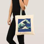 BLUE WAVE Boodschappentas Tote Bag (Voorkant (product))